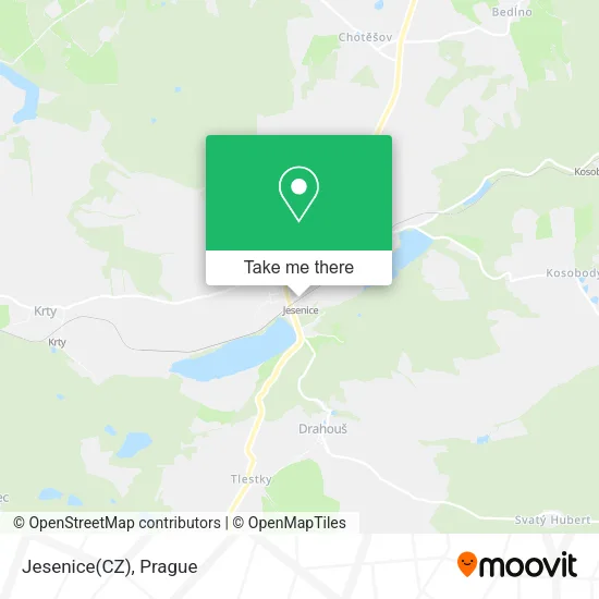 Карта Jesenice(CZ)