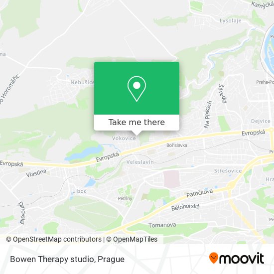 Bowen Therapy studio map