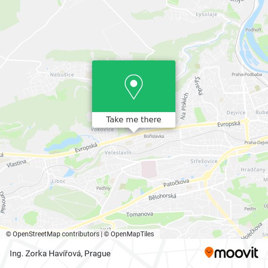 Ing. Zorka Havířová map