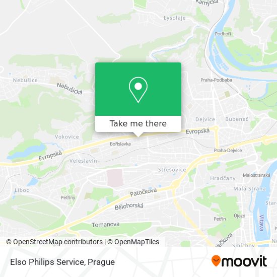 Elso Philips Service map