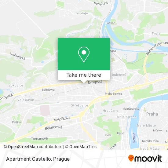 Карта Apartment Castello