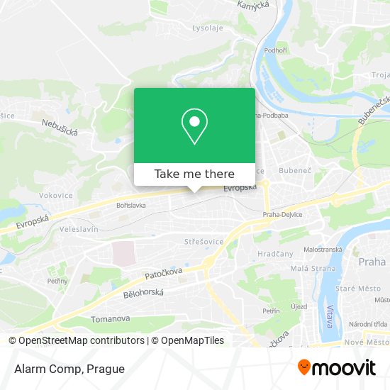 Alarm Comp map