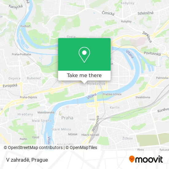 Карта V zahradě