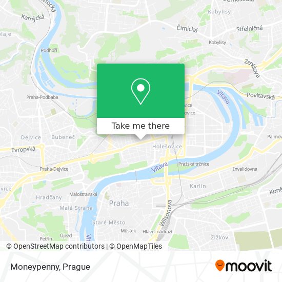 Moneypenny map