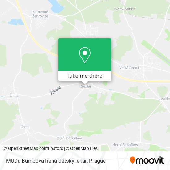 MUDr. Bumbová Irena-dětský lékař map