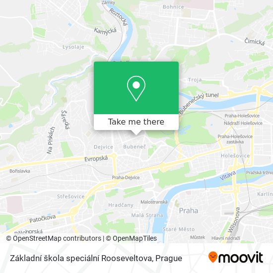 Základní škola speciální Rooseveltova map