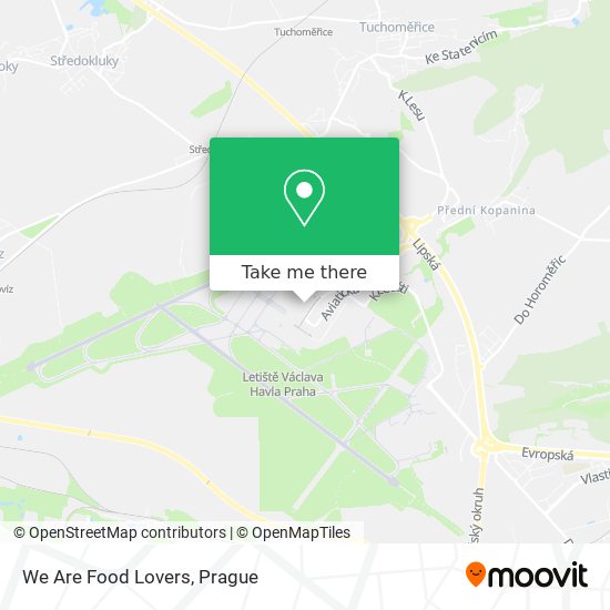 We Are Food Lovers map