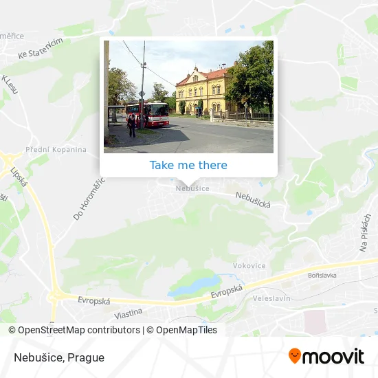 Карта Nebušice