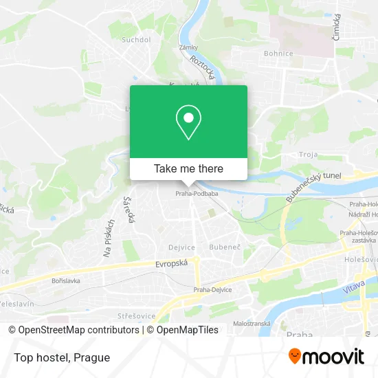 Карта Top hostel