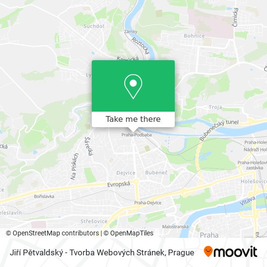 Jiří Pětvaldský - Tvorba Webových Stránek map
