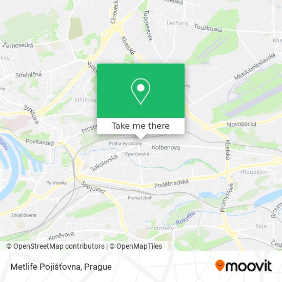 Metlife Pojišťovna map