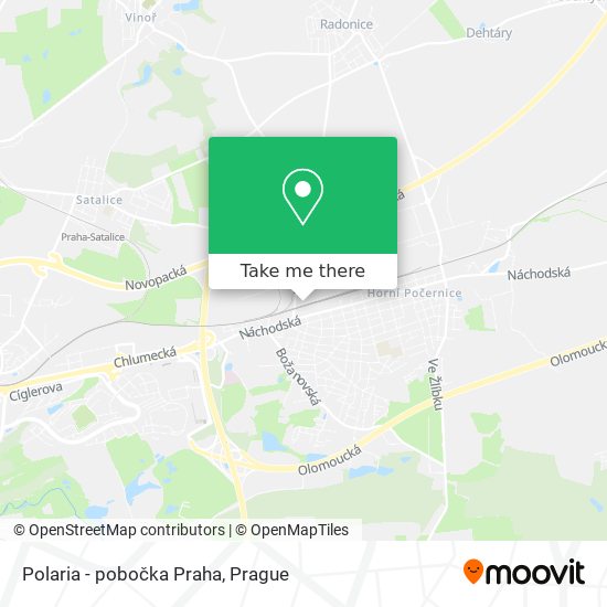 Polaria - pobočka Praha map
