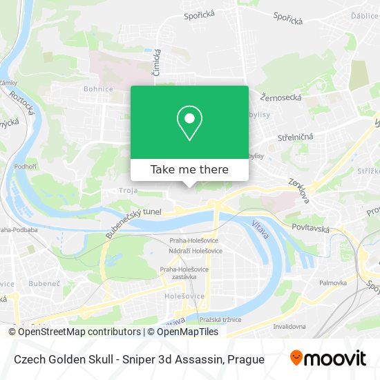 Czech Golden Skull - Sniper 3d Assassin map