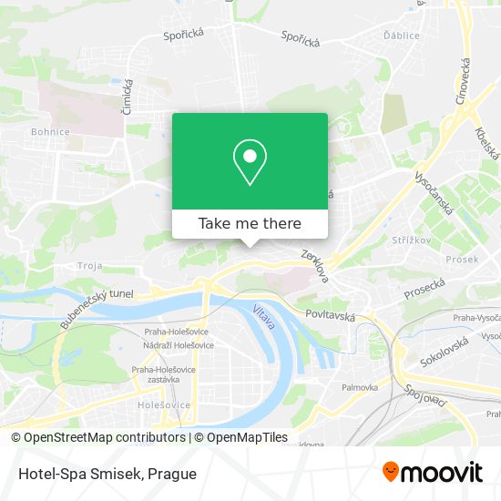 Hotel-Spa Smisek map