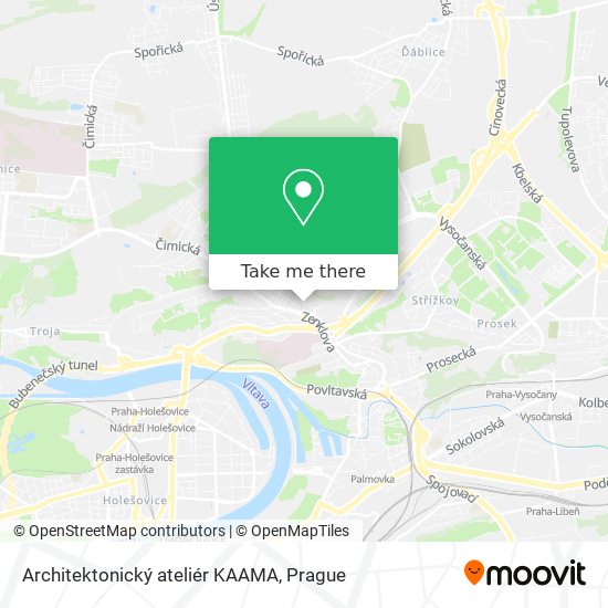 Architektonický ateliér KAAMA map