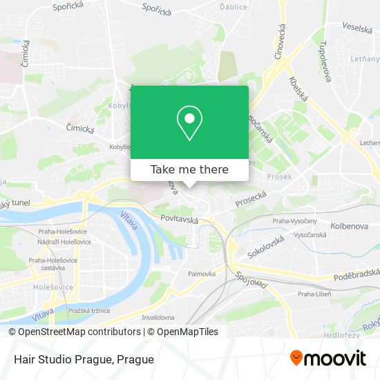 Hair Studio Prague map