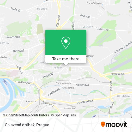 Chlazená drůbež map