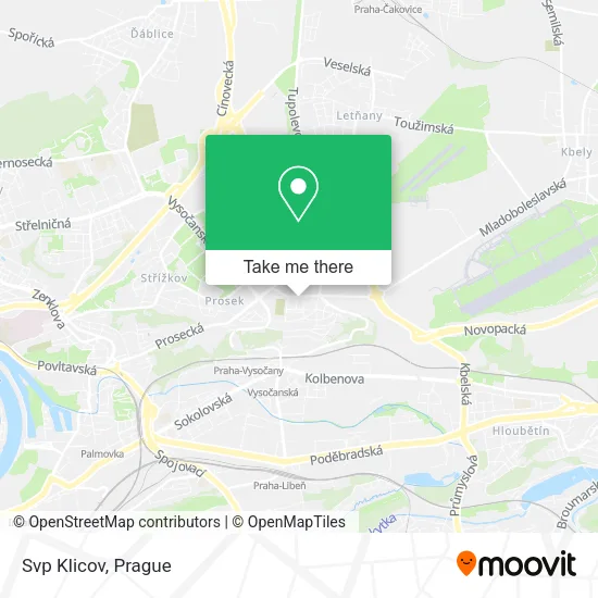 Карта Svp Klicov