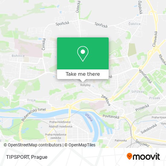 TIPSPORT map