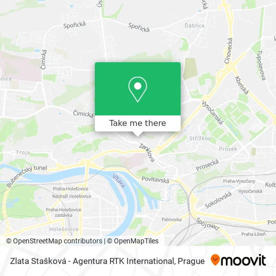 Карта Zlata Stašková - Agentura RTK International