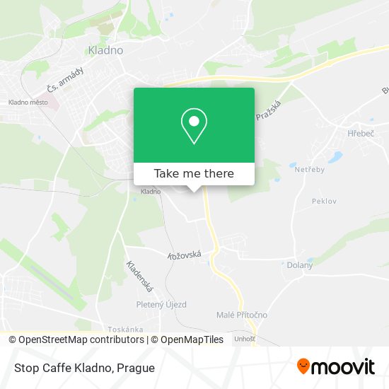Stop Caffe Kladno map