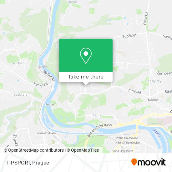 TIPSPORT map