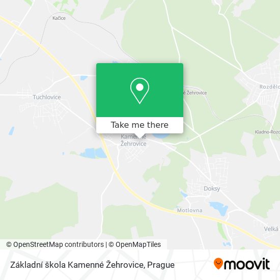 Základní škola Kamenné Žehrovice map