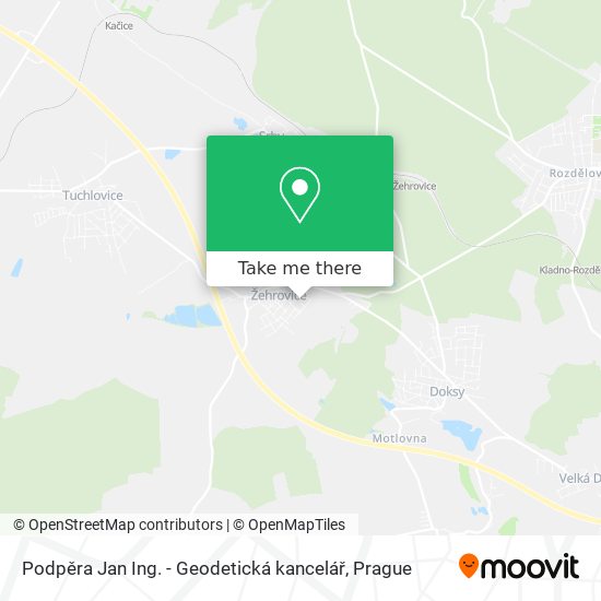 Podpěra Jan Ing. - Geodetická kancelář map