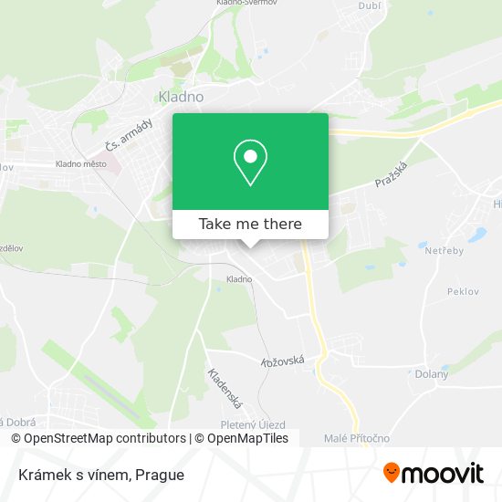 Krámek s vínem map