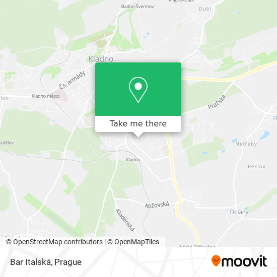 Карта Bar Italská