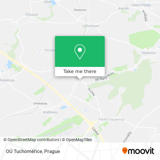 OÚ Tuchoměřice map