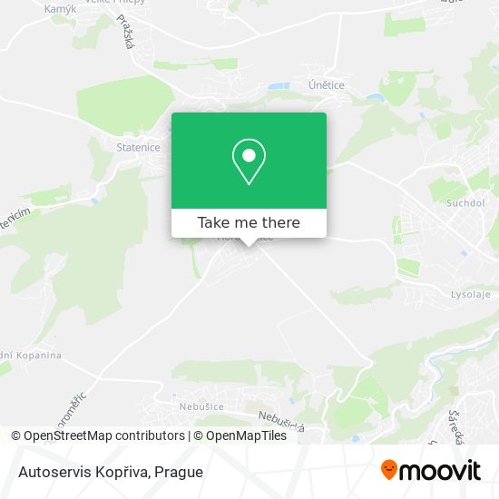 Autoservis Kopřiva map