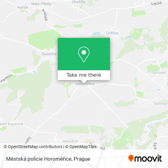 Městská policie Horoměřice map