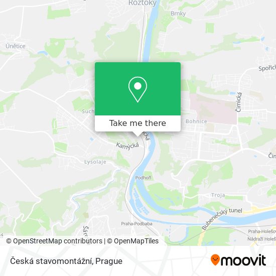 Česká stavomontážní map