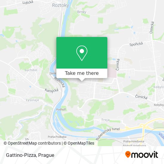 Gattino-Pizza map