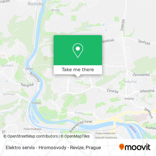 Elektro servis - Hromosvody - Revize map