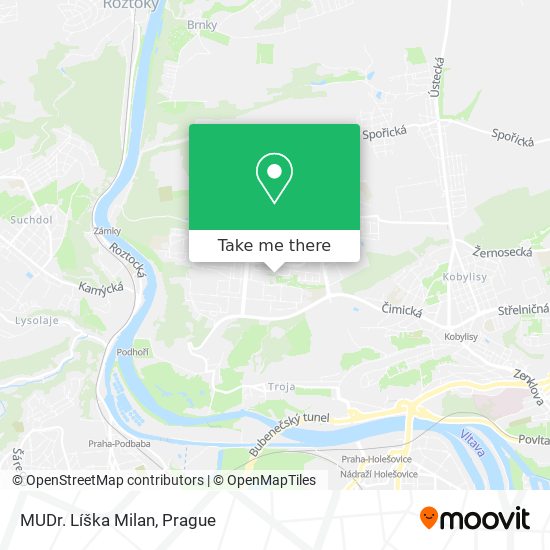 MUDr. Líška Milan map