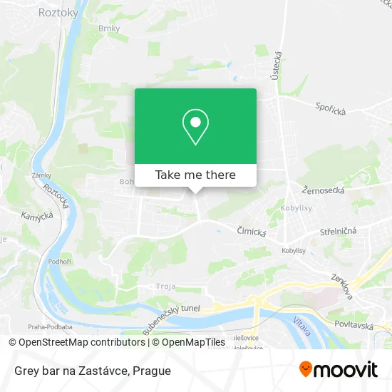 Карта Grey bar na Zastávce