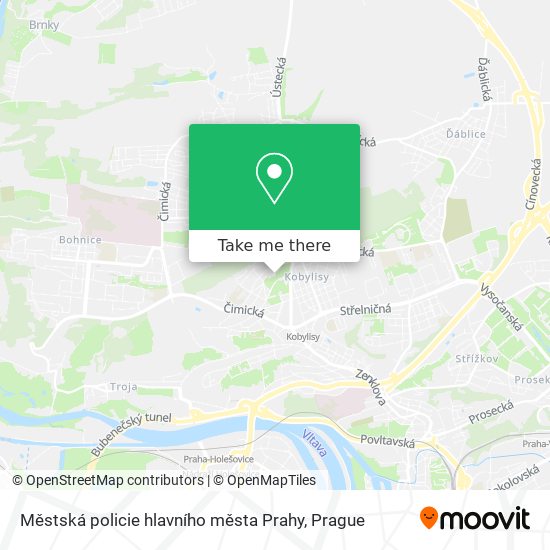 Městská policie hlavního města Prahy map