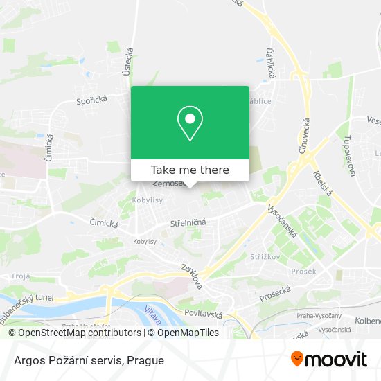 Argos Požární servis map