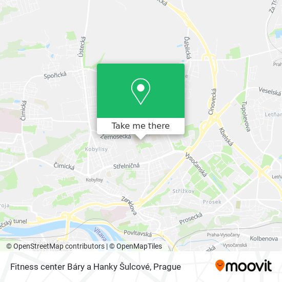 Fitness center Báry a Hanky Šulcové map