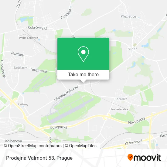 Prodejna Valmont 53 map