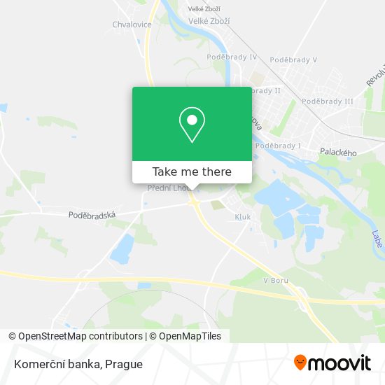 Komerční banka map