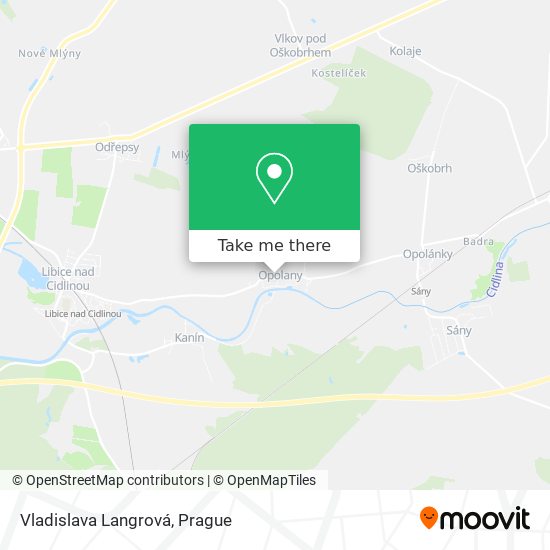 Vladislava Langrová map