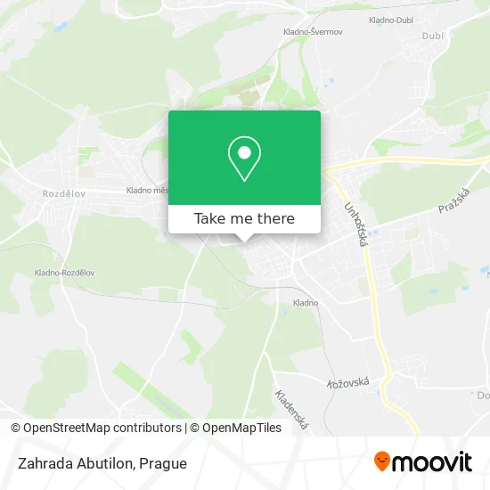 Карта Zahrada Abutilon
