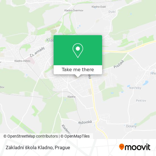 Základní škola Kladno map