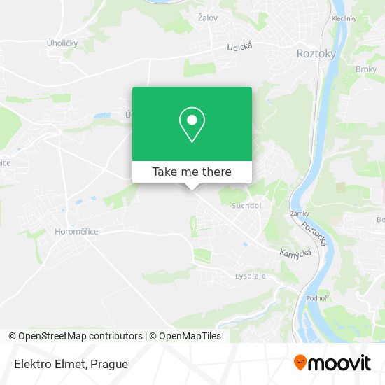 Elektro Elmet map