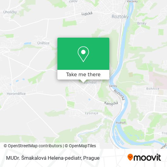 MUDr. Šmakalová Helena-pediatr map