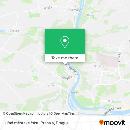 Карта Úřad městské části Praha 6