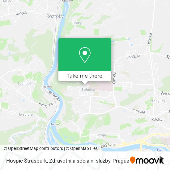 Hospic Štrasburk, Zdravotní a sociální služby map